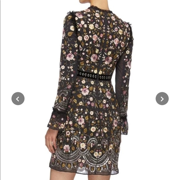 NEEDLE & THREAD Marella Embroidered Beaded Dress - Picture 2 of 5